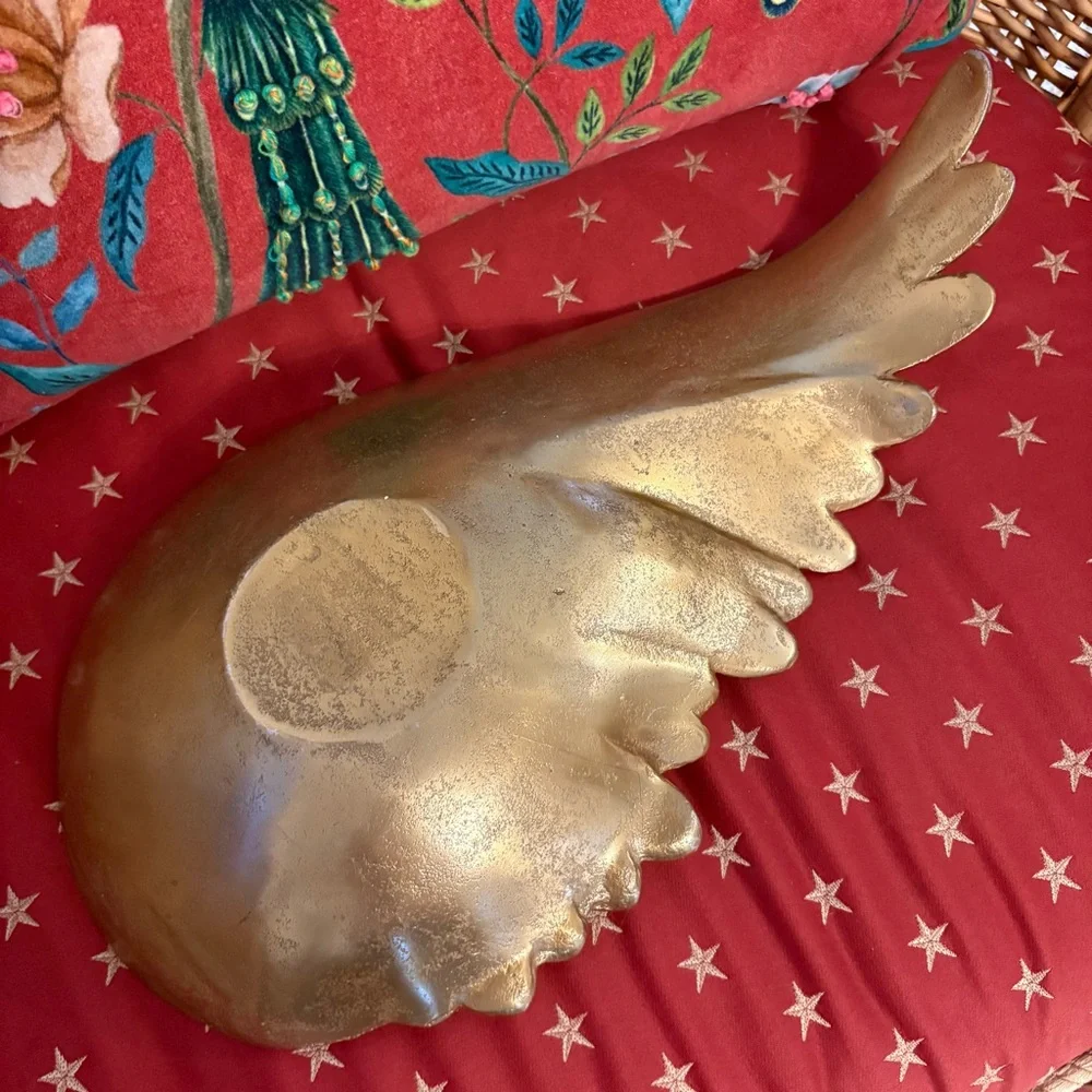 ANGEL WING Gold Decorative Dish! Never used. Gorgeous Accent Piece for many room